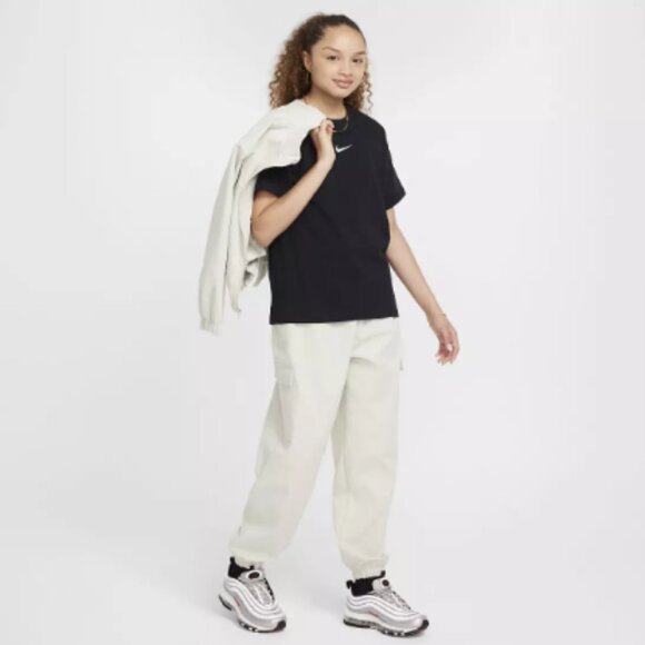 Nike Sportswear Girls Cargo Pants in Light Bone Size Medium - Picture 1 of 13